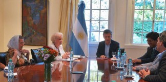 Primer contacto entre Macri y Estela de Carlotto