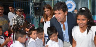 Posse participó del inicio del ciclo lectivo en San Isidro