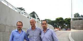 Dietrich y Tagliaferro anunciaron la llegada del Metrobus a Morón