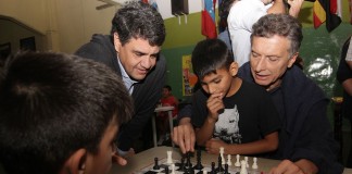 Macri y Vidal recorrieron centro comunitario de Villa Martelli