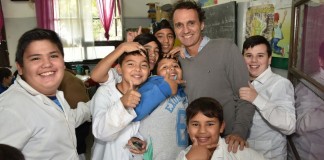 Katopodis recorrió las obras de Secundaria de Villa Concepción