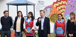 Macri presentó en San Martín el Plan Nacional de Primera Infancia