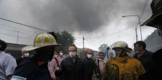 Jornada de incendios en Tres de Febrero