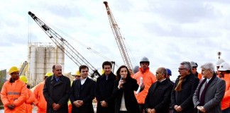 Andreotti y Zamora recibieron el compromiso de Vidal para obras hidráulicas