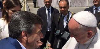 Intendentes del PJ estuvieron con el papa Francisco