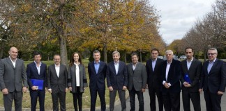 Macri firmó convenios con intendentes para obras de agua y cloacas