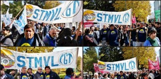 Municipales marcharon con médicos y judiciales bonaerenses