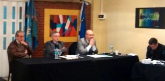 Los concejales sesionaron en el Club Defensores en homenaje a Sabato