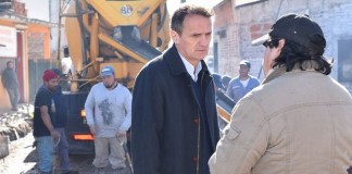 Katopodis recorrió nuevas obras de pavimentación en La Carcova