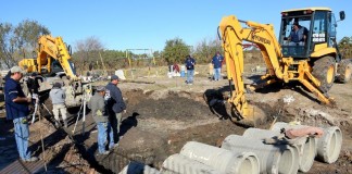 Avanzan las obras de pavimentación en San Martín
