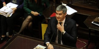 Fue el turno de Peña en el Senado