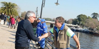 Zamora agradeció a Vidal los anuncios para el transporte fluvial