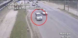 Antes de ser detenido, José López fue filmado en Tigre