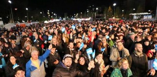 Miles de vecinos de 3F festejaron la llegada del Bicentenario
