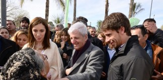 Luis Andreotti recibió a Vidal y a Salvador en San Fernando
