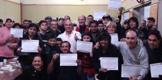 Spalletti entregó reconocimientos a estudiantes de artes marciales