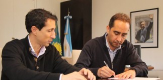 Tagliaferro firmó el financiamiento para la segunda etapa de French-Azcuénaga