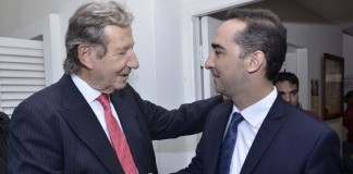 Tagliaferro recibió a Leandro Despouy en Morón