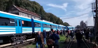 Descarriló un tren del Sarmiento en Liniers