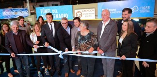 Zamora y Massa inauguraron túnel en el centro de Tigre