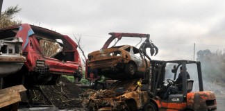 La Secretaría de Seguridad 3F compactó 450 vehículos abandonados