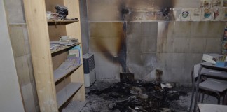 El municipio repudió incendio intencional en escuela de Castelar Sur