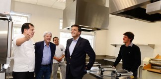 Andreotti y Massa inauguraron la Escuela Municipal de Oficios