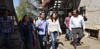 Tagliaferro y Stanley recorrieron El Estado en tu Barrio en Palomar