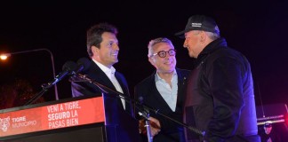 Zamora y Massa presentaron nuevos móviles de seguridad en Tigre