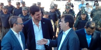 Los 300 efectivos federales fueron presentados por Valenzuela y Ritondo