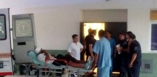 Jugador de Almagro baleado en incidentes en la cancha