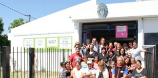 Gelay reparó instalaciones de la Escuela 17