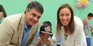 En su retorno, Vidal se mostró con Jorge Macri