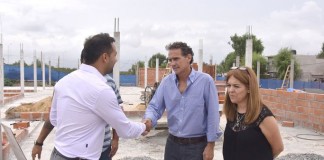 Katopodis recorrió obra del Centro de Cuidado Infantil de Villa Hidalgo