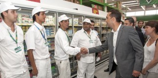 Tagliaferro inauguró la primera sucursal de Changomas en Morón