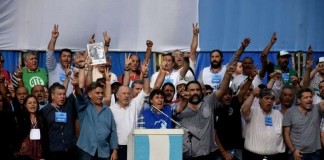 CTA se movilizó a Plaza de Mayo con críticas al Gobierno