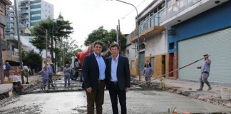 Posse y Jorge Macri recorrieron las obras de la calle Paraná