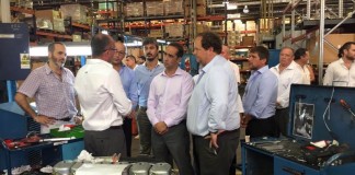 Tagliaferro recorrió el nuevo Parque Industrial Deca