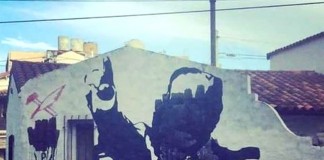 Vandalizaron mural de Alfonsín en Vicente López