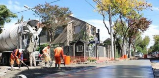 Bacheo en Avellaneda y Garibaldi