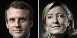 Emmanuel Macron va al balotaje contra Marine Le Pen