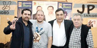 Gelay acompañó el lanzamiento de la precandidatura del “Chino” Areco