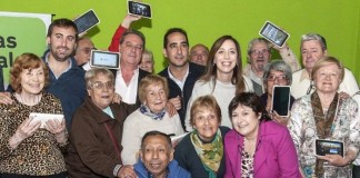 Vidal y Tagliaferro compartieron actividad para la tercera edad