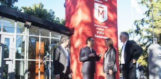 Vidal y Tagliaferro inauguraron destacamento policial en Plaza Alsina