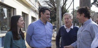 Jorge Macri y Gustavo Posse recorrieron la obra de calle Paraná