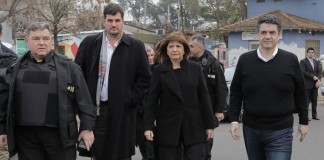 Operativo de seguridad en el Barrio La Loma