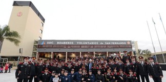 Andreotti inauguró el Cuartel de Bomberos más grande del país