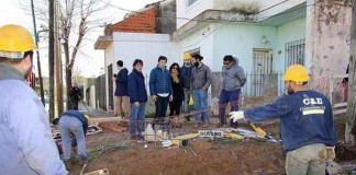 La Cava: avanza la construcción de cloacas