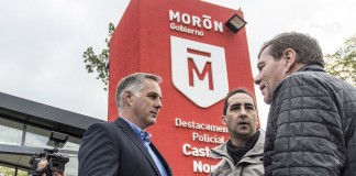 Tagliaferro y Montenegro inauguraron destacamento policial