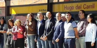 Macri y Vidal inauguraron el Metrobus de Tres de Febrero
